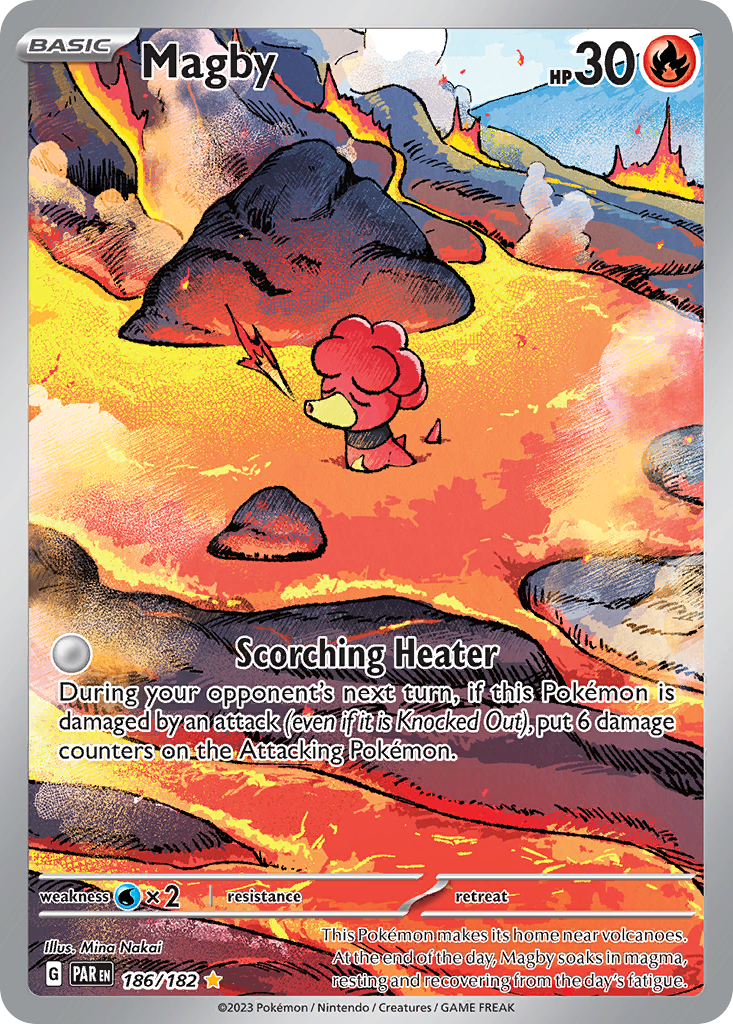 186/182 [SV4] Magby - Illustration Rare