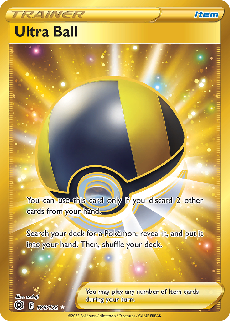186/172 [BRS] Ultra Ball - Rare Secret