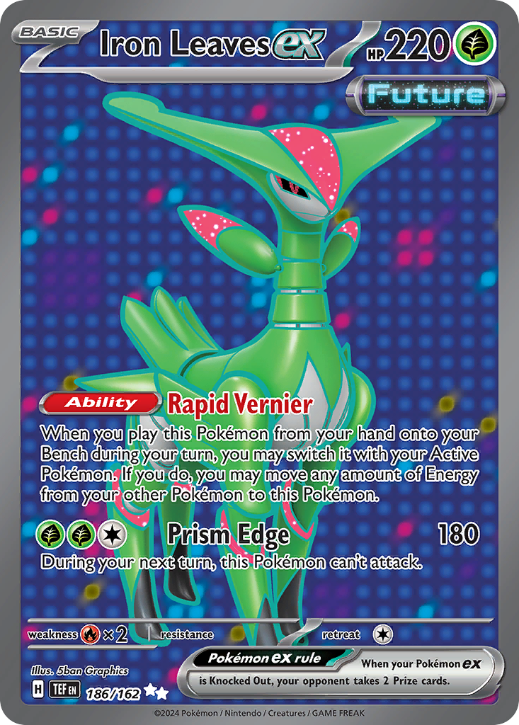 186/162 [TEF] Iron Leaves ex - Ultra Rare