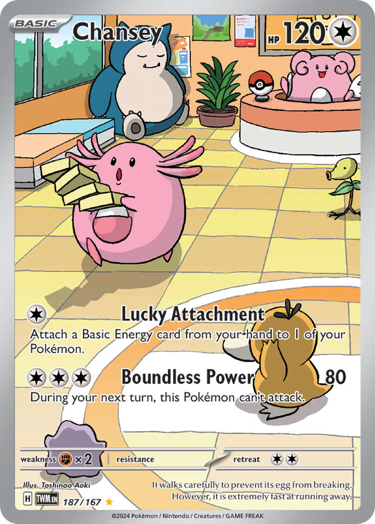 187/167 [TWM] Chansey - Illustration Rare