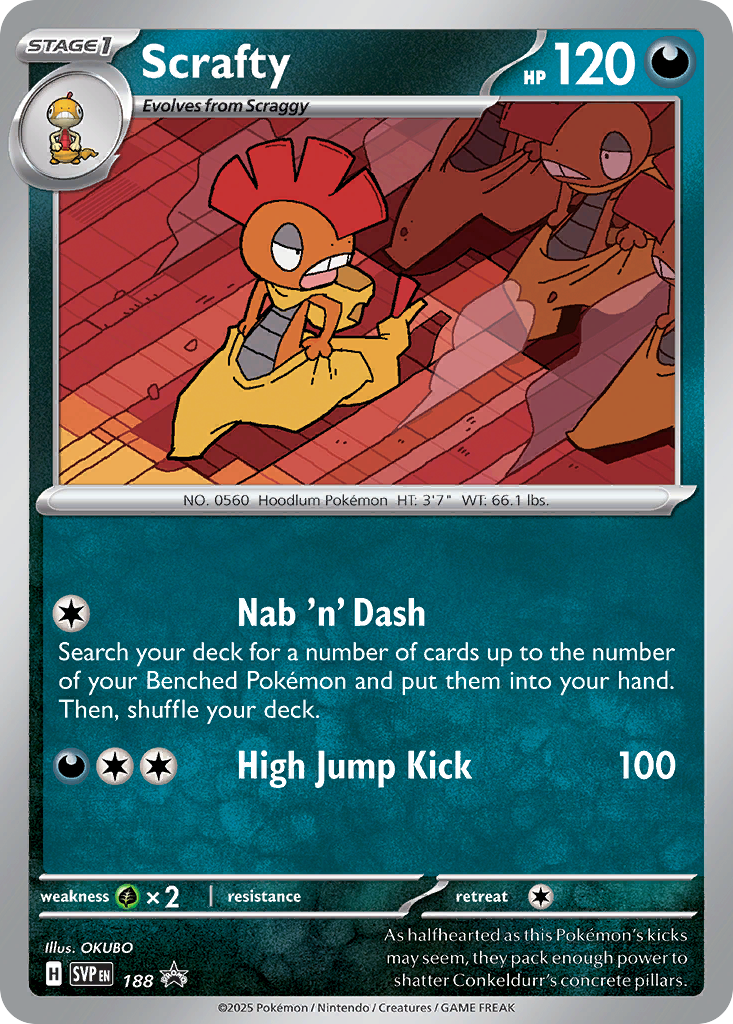 188/215 [SVP] Scrafty - Promo