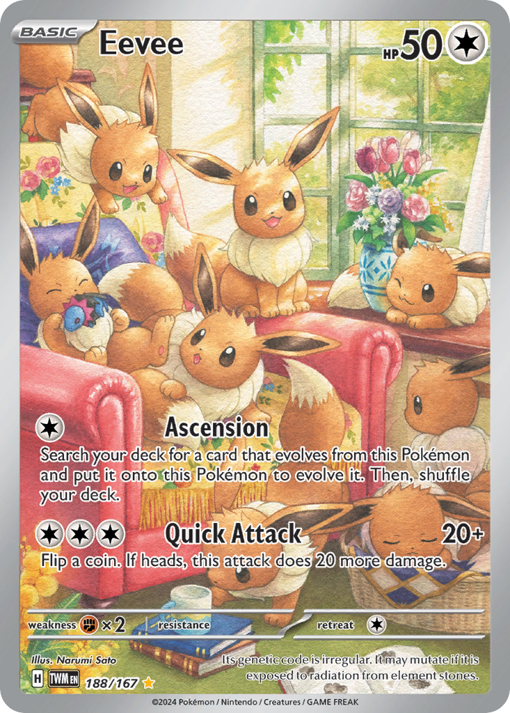 188/167 [TWM] Eevee - Illustration Rare