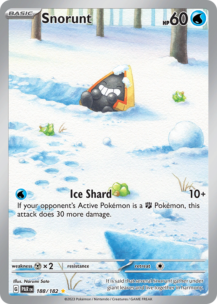 188/182 [SV4] Snorunt - Illustration Rare