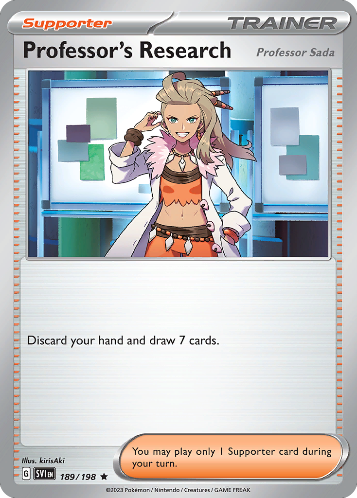 189/198 [SV1] Professor's Research (Professor Sada) - Rare