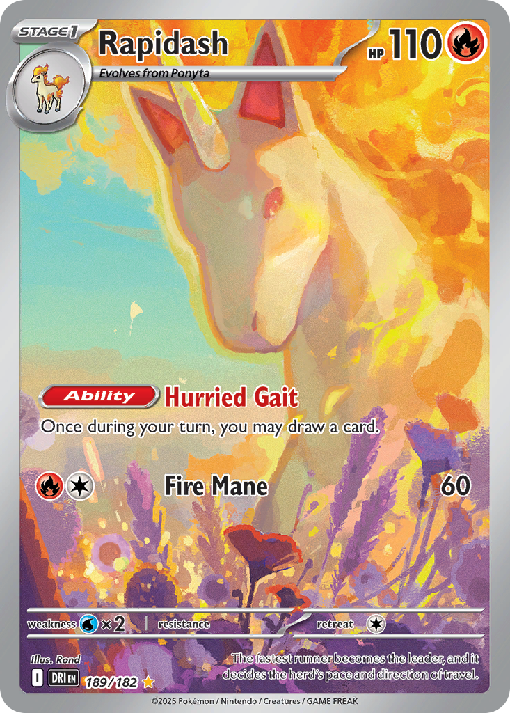 189/182 [DRI] Rapidash - Illustration Rare