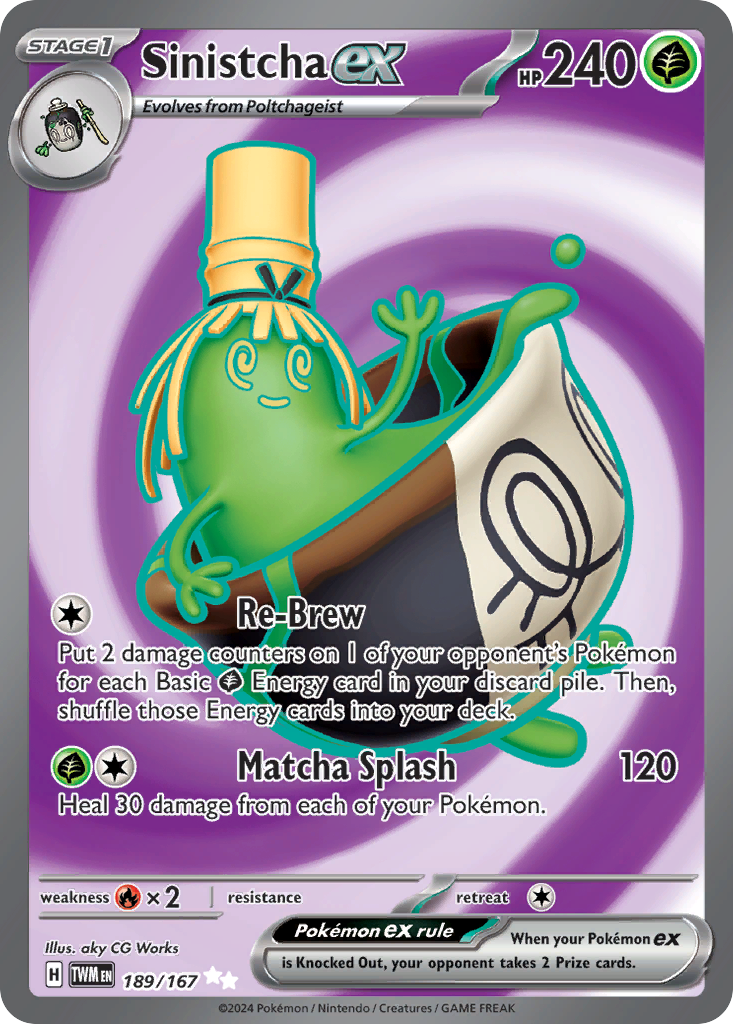 189/167 [TWM] Sinistcha ex - Ultra Rare