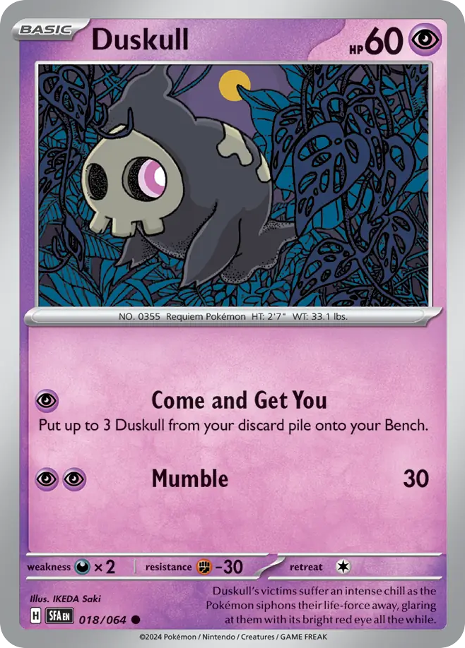18/64 [SFA] Duskull - Common