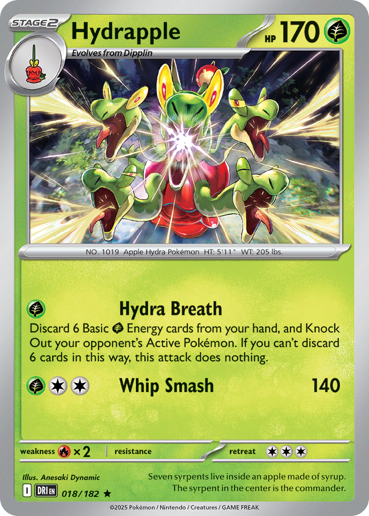 18/182 [DRI] Hydrapple - Rare