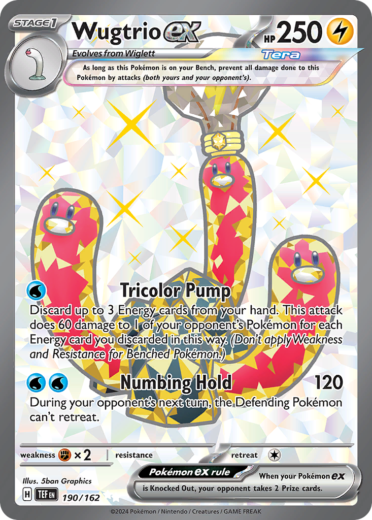 190/162 [TEF] Wugtrio ex - Ultra Rare