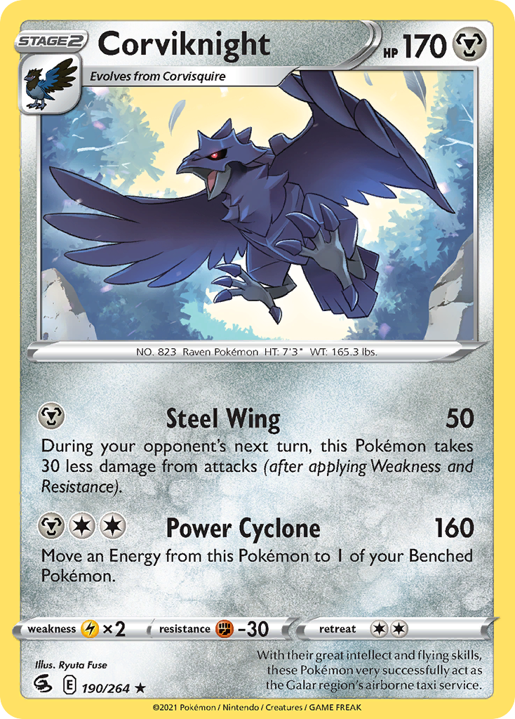 190/264 [FST] Corviknight - Rare