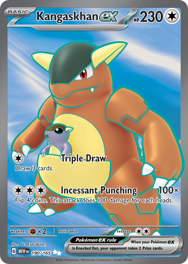 190/165 [SV3PT5] Kangaskhan ex - Ultra Rare