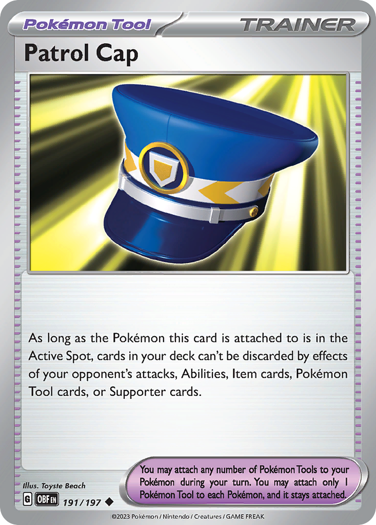 191/197 [SV3] Patrol Cap - Uncommon
