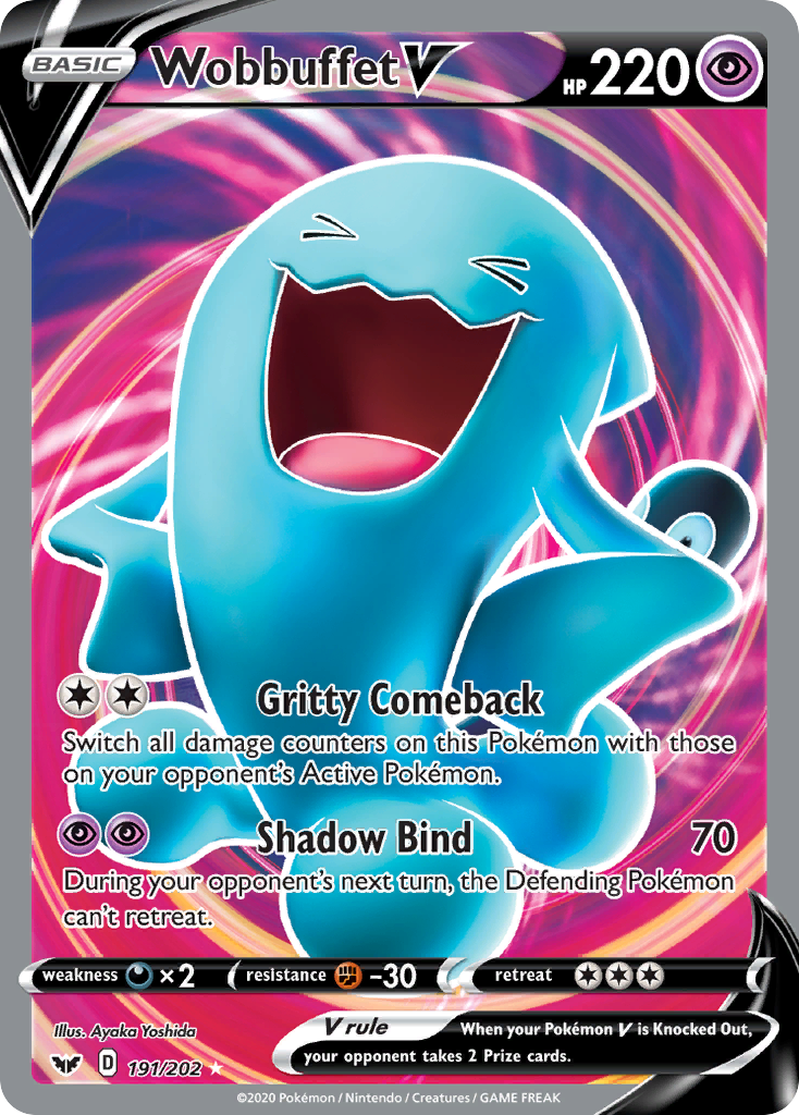 191/202 [SSH] Wobbuffet V - Rare Ultra