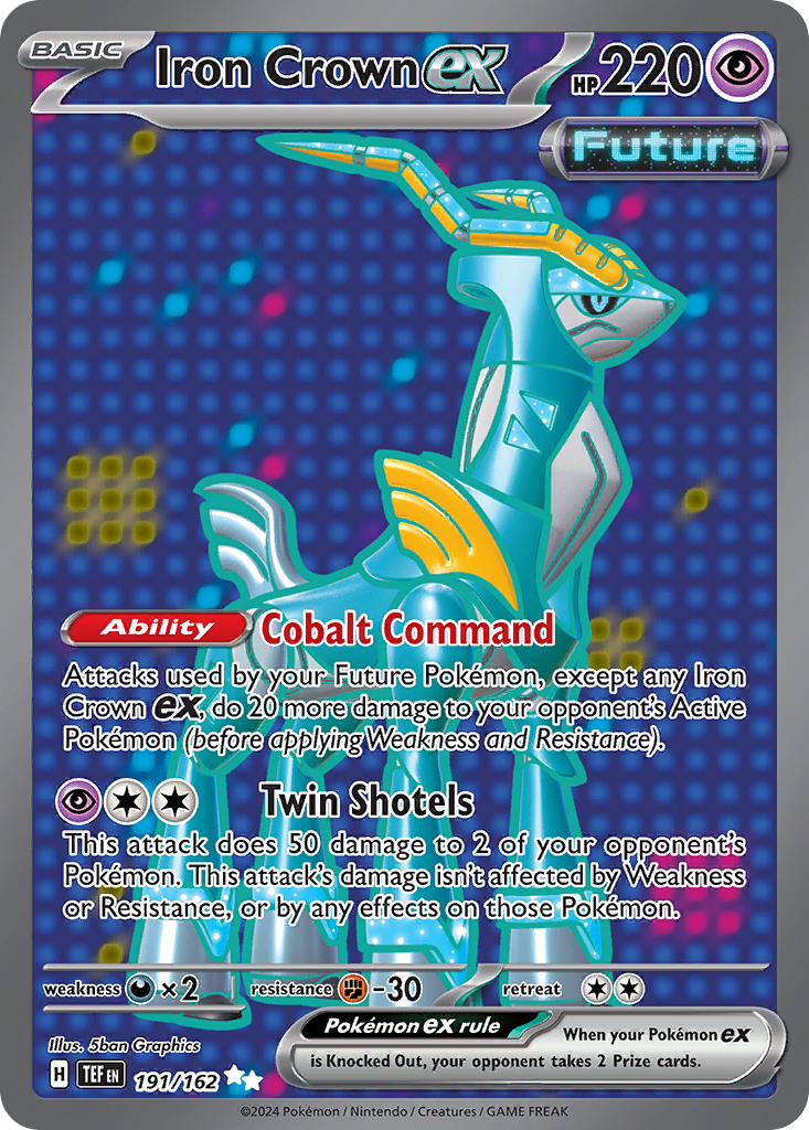 191/162 [TEF] Iron Crown ex - Ultra Rare