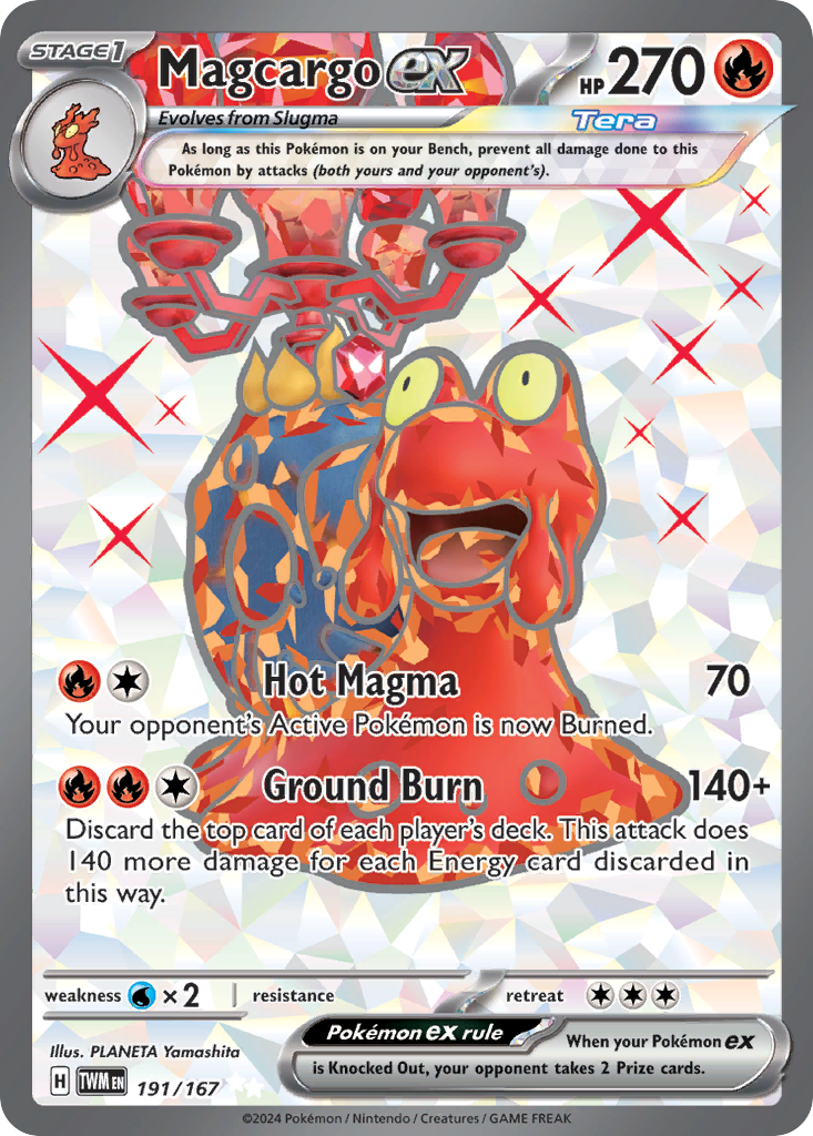 191/167 [TWM] Magcargo ex - Ultra Rare