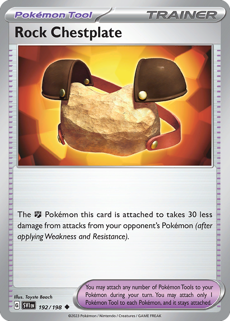 192/198 [SV1] Rock Chestplate - Uncommon