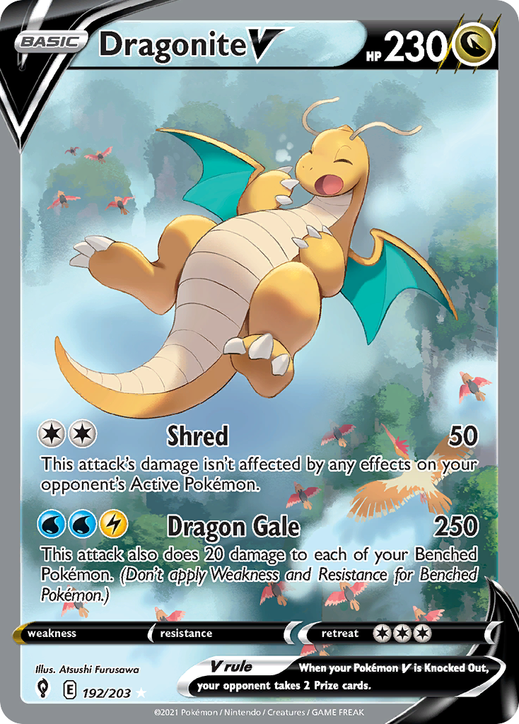 192/203 [EVS] Dragonite V - Rare Ultra