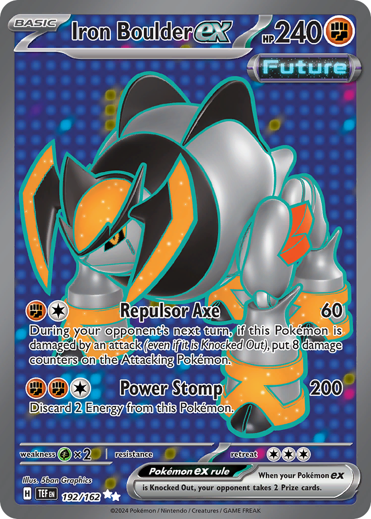 192/162 [TEF] Iron Boulder ex - Ultra Rare