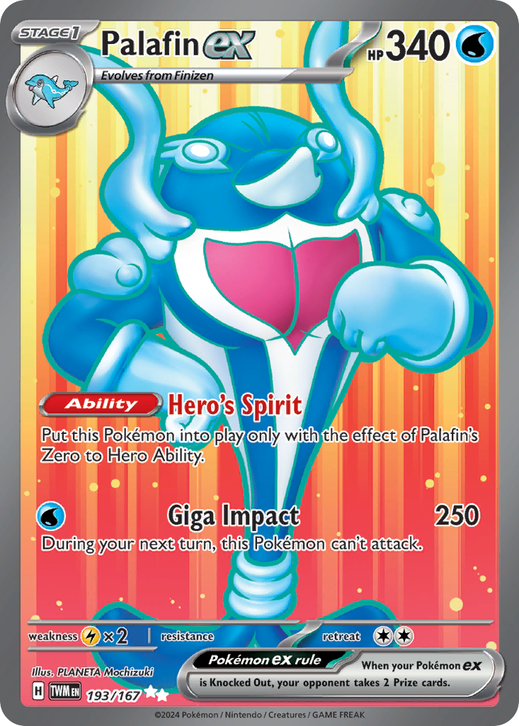 193/167 [TWM] Palafin ex - Ultra Rare