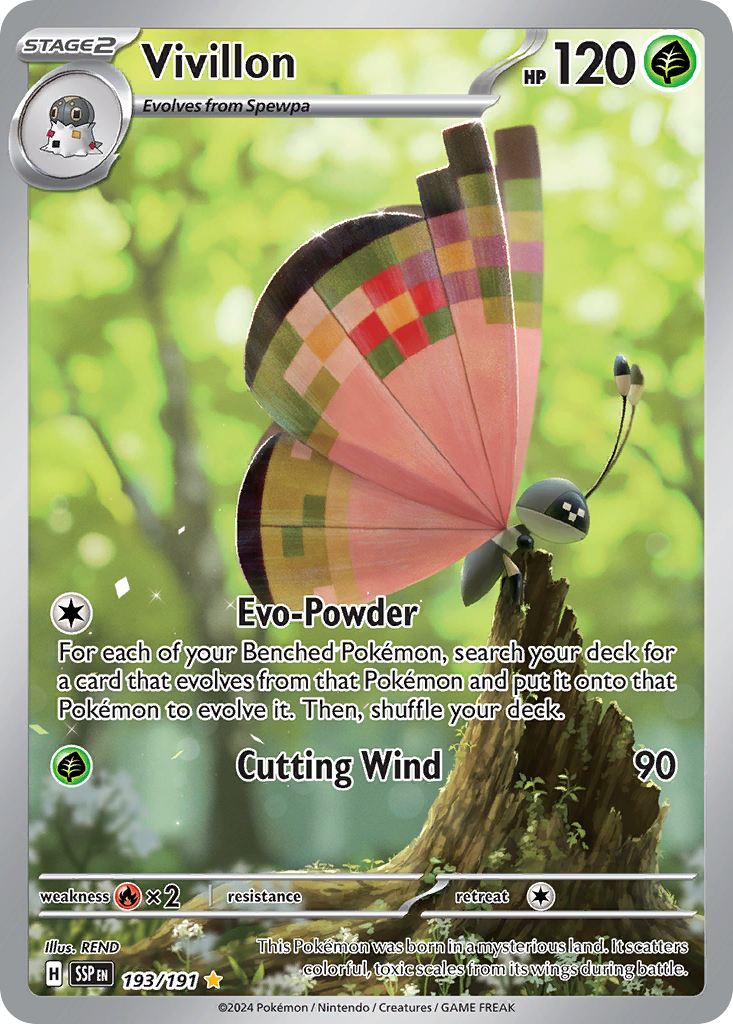 193/191 [SSP] Vivillon - Illustration Rare