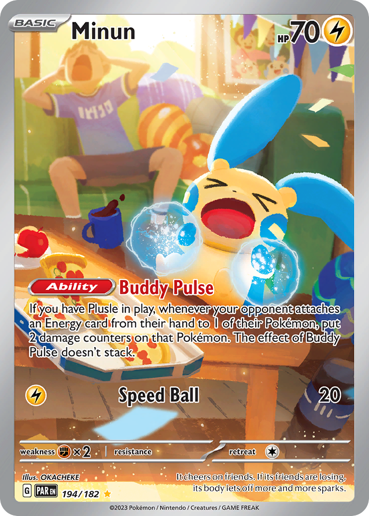 194/182 [SV4] Minun - Illustration Rare