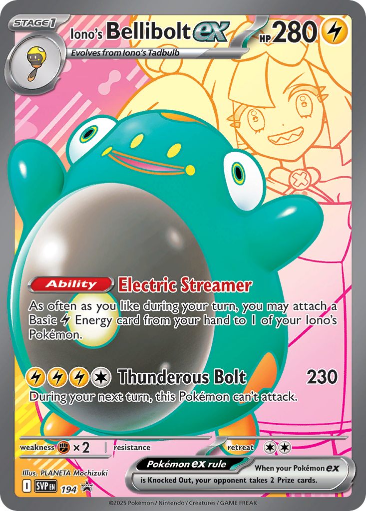 194/215 [SVP] Iono's Bellibolt ex - Promo