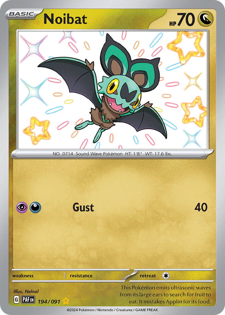 194/91 [SV4PT5] Noibat - Shiny Rare