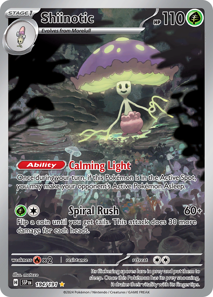 194/191 [SSP] Shiinotic - Illustration Rare
