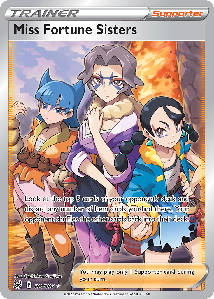 194/196 [LOR] Miss Fortune Sisters - Rare Ultra