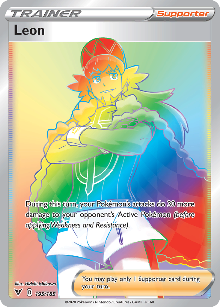 195/185 [VIV] Leon - Rare Rainbow