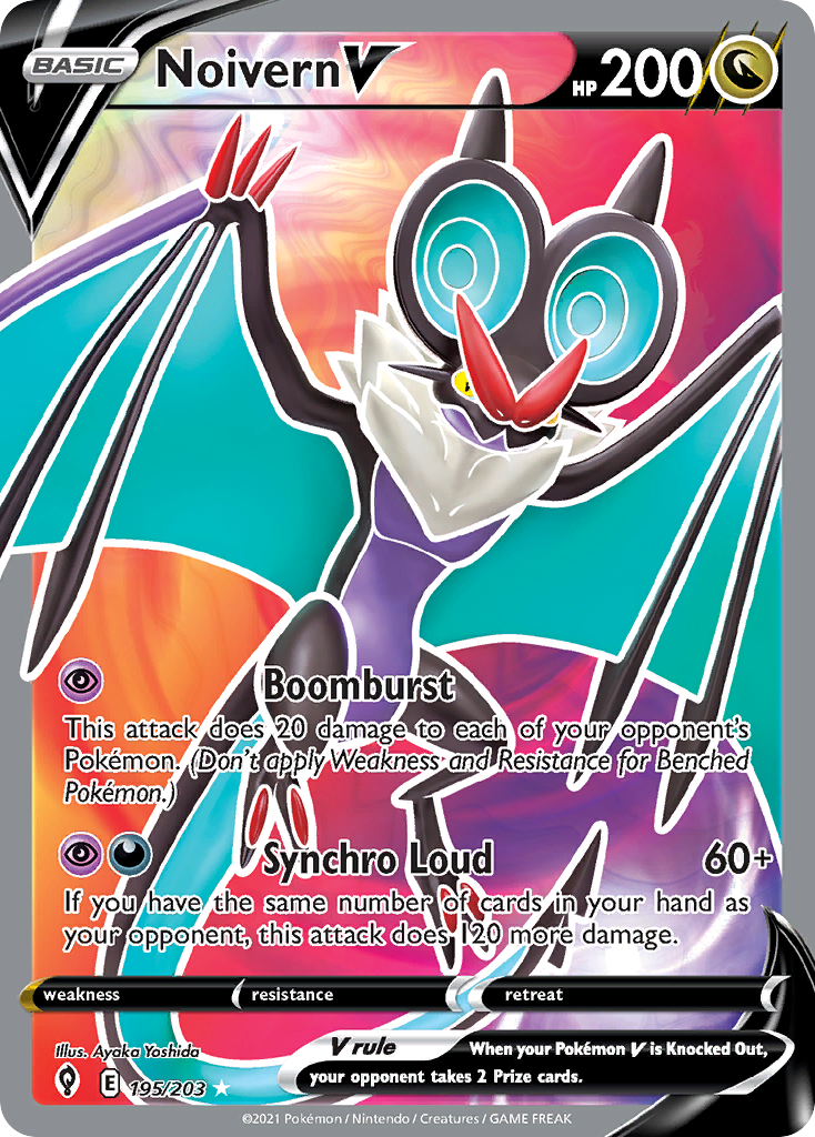 195/203 [EVS] Noivern V - Rare Ultra