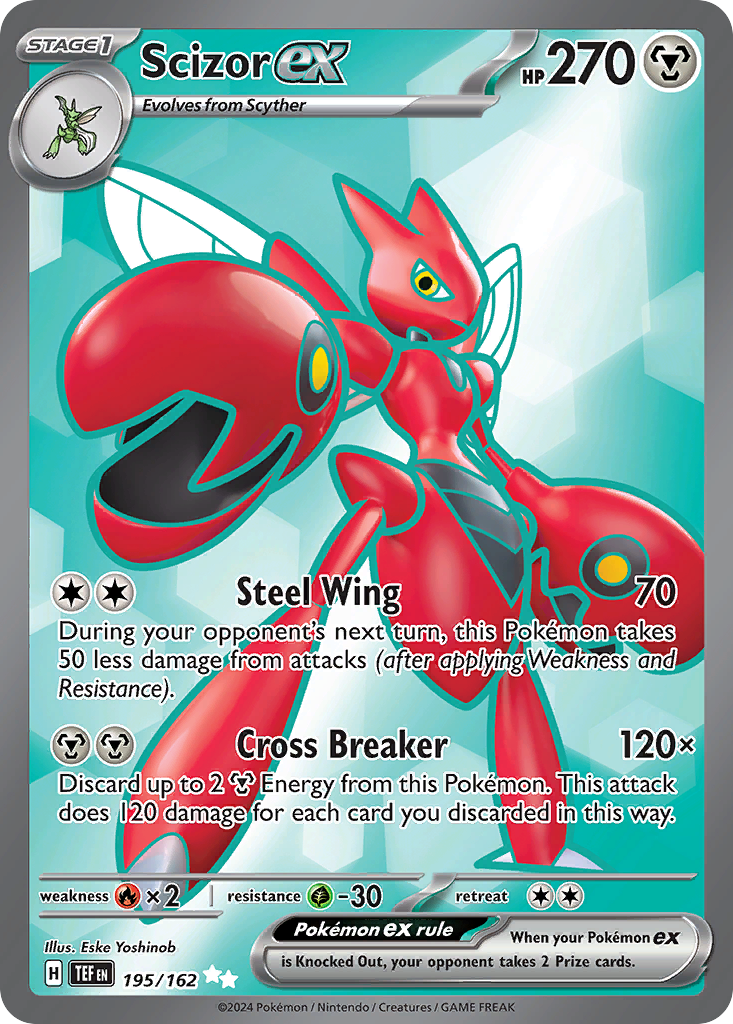 195/162 [TEF] Scizor ex - Ultra Rare