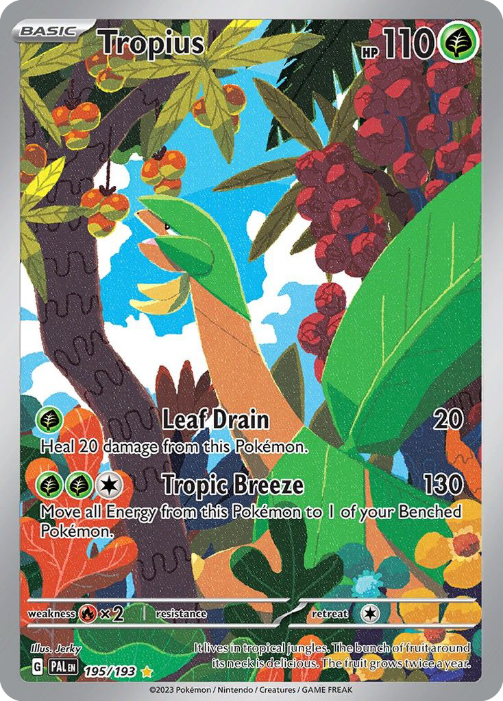 195/193 [SV2] Tropius - Illustration Rare