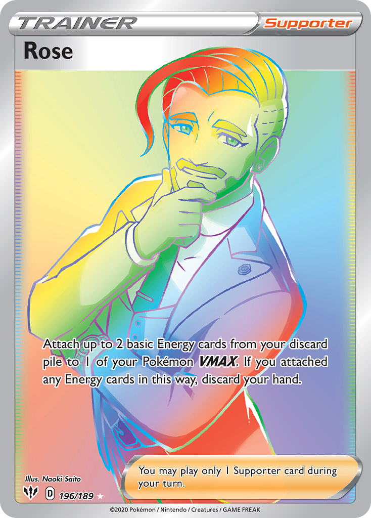 196/189 [DAA] Rose - Rare Rainbow