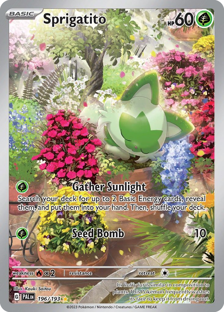 196/193 [SV2] Sprigatito - Illustration Rare