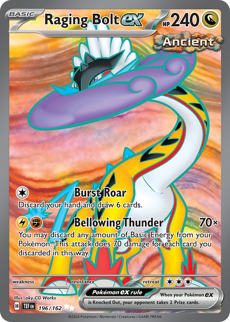 196/162 [TEF] Raging Bolt ex - Ultra Rare