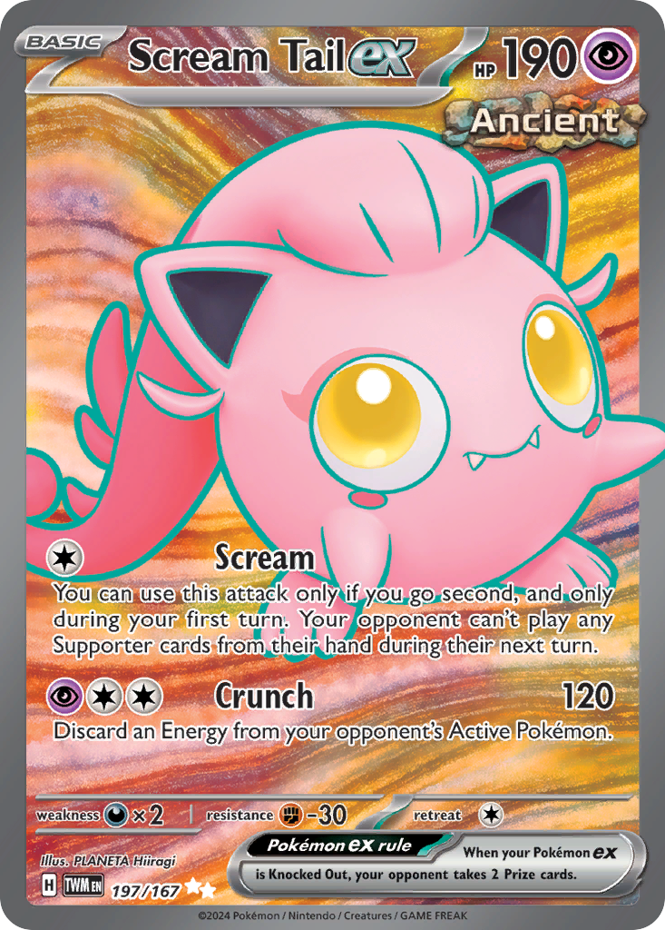 197/167 [TWM] Scream Tail ex - Ultra Rare