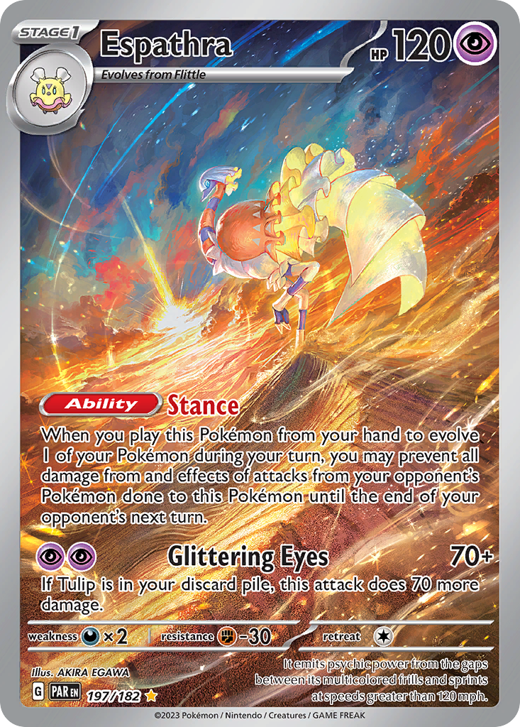 197/182 [SV4] Espathra - Illustration Rare