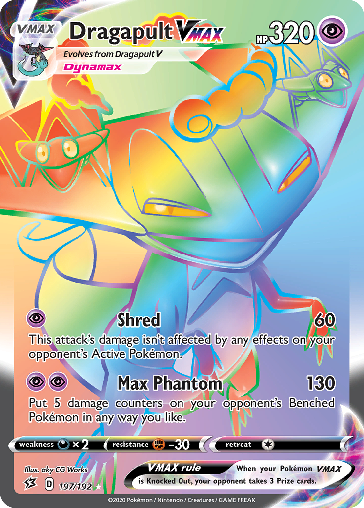197/192 [RCL] Dragapult VMAX - Rare Rainbow