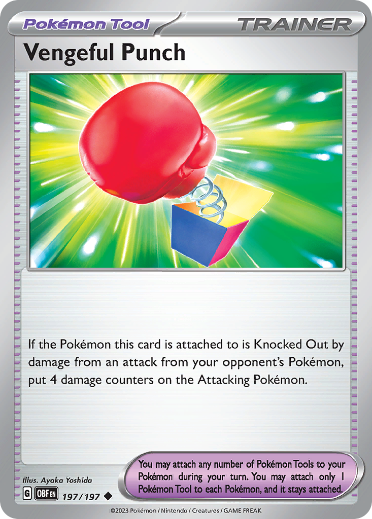 197/197 [SV3] Vengeful Punch - Uncommon