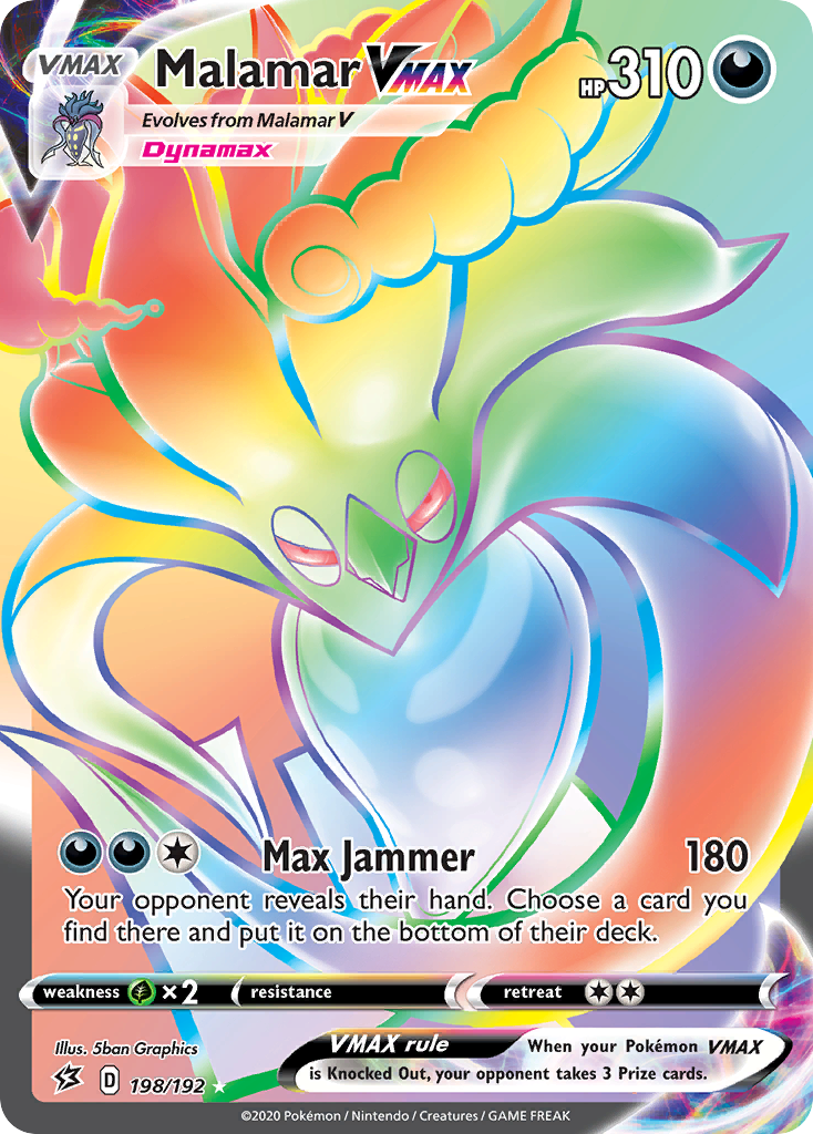 198/192 [RCL] Malamar VMAX - Rare Rainbow