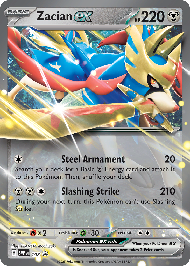 198/215 [SVP] Zacian ex - Promo