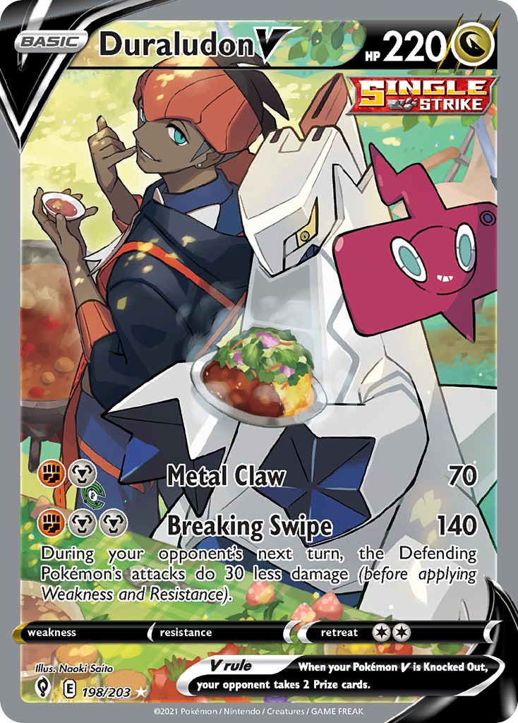 198/203 [EVS] Duraludon V - Rare Ultra
