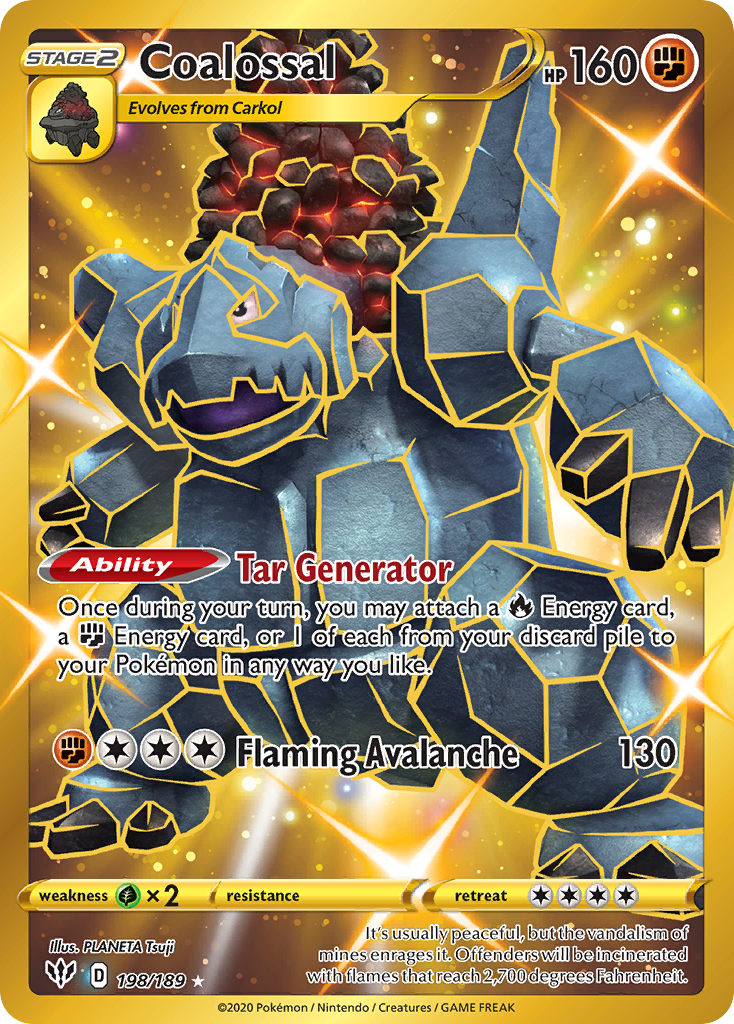 198/189 [DAA] Coalossal - Rare Secret