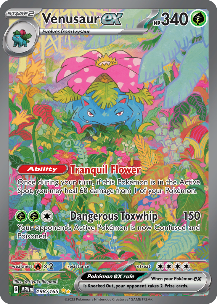 198/165 [SV3PT5] Venusaur ex - Special Illustration Rare