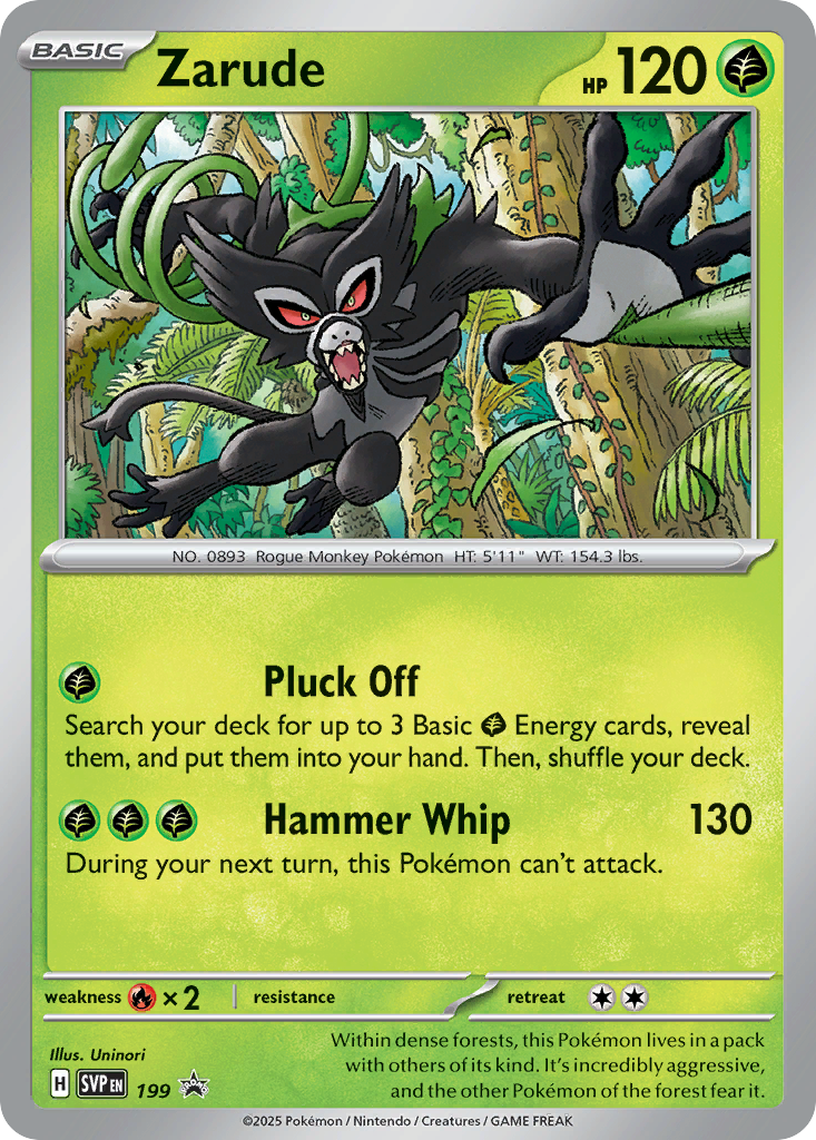 199/215 [SVP] Zarude - Promo