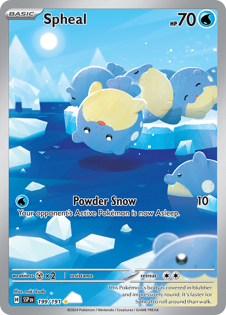 199/191 [SSP] Spheal - Illustration Rare
