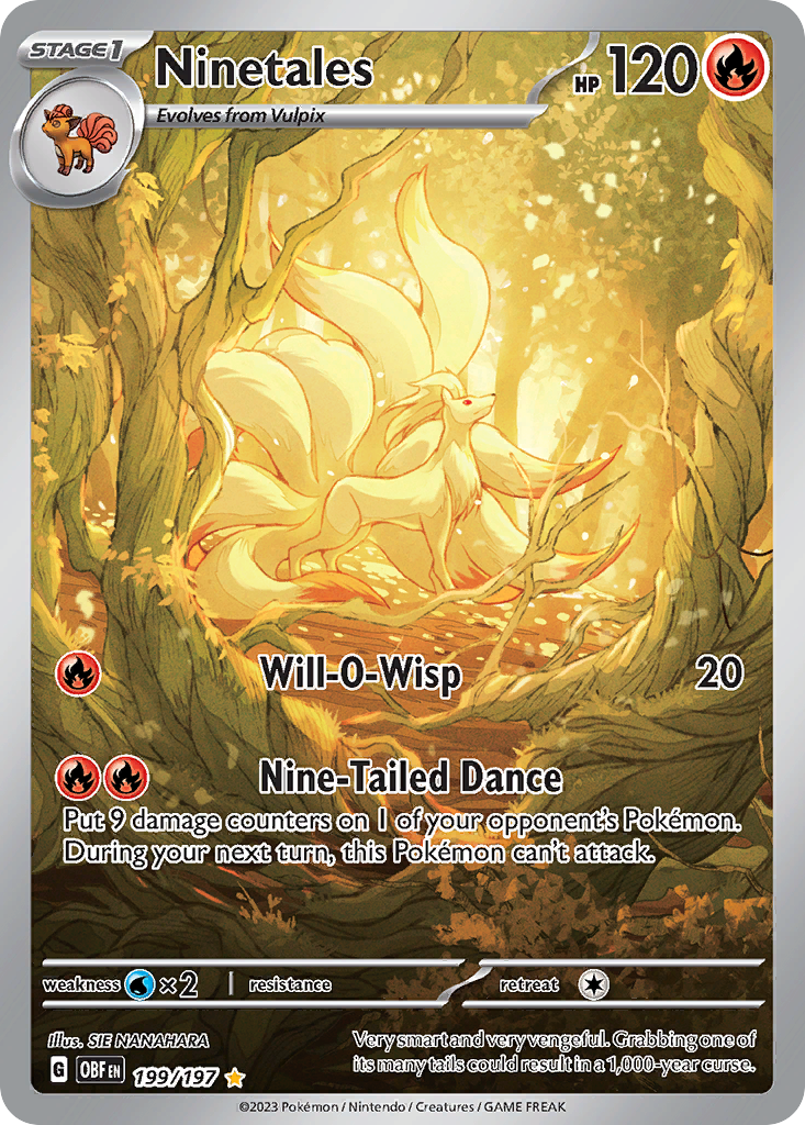 199/197 [SV3] Ninetales - Illustration Rare