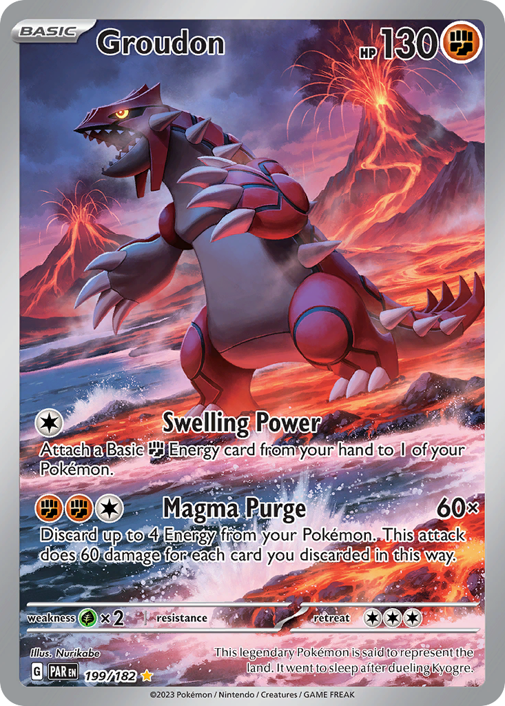 199/182 [SV4] Groudon - Illustration Rare
