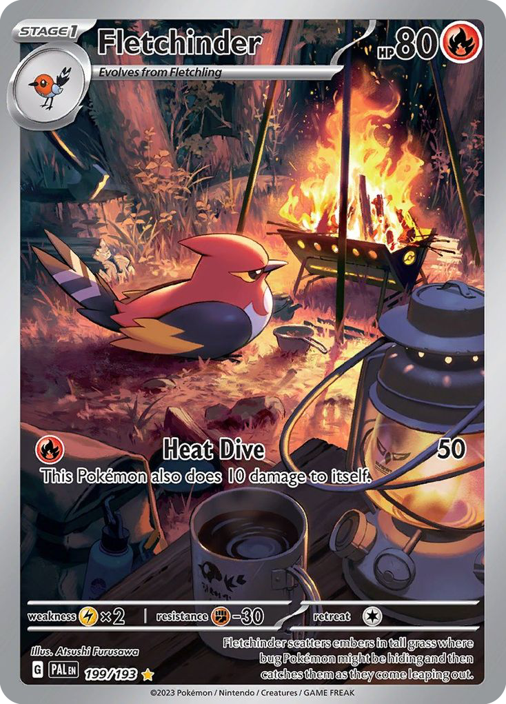 199/193 [SV2] Fletchinder - Illustration Rare